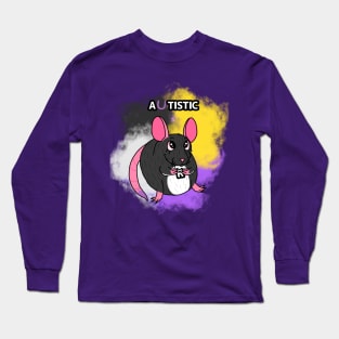 Artistic/Autistic Rat (Version 3) Long Sleeve T-Shirt